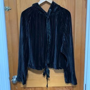 Rachel by Rachel Roy velour hoodie